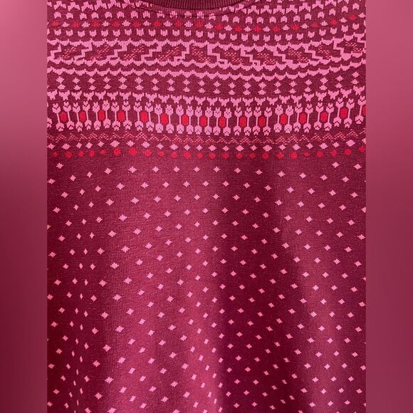 Fabletics Holly Outfit Christmas Fair Isle Long Sleeve Top /Leggings Long John’s - Picture 8 of 9